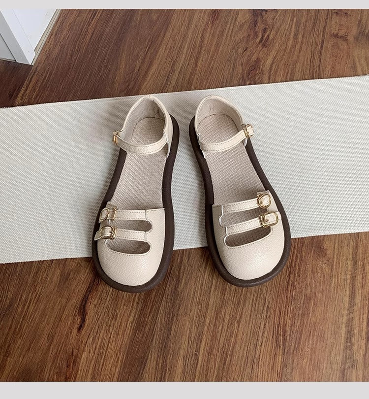 Women's Breathable Flat Closed Toe Summer Sandals