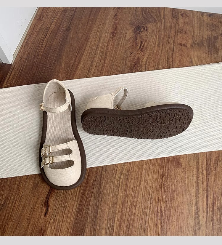 Women's Breathable Flat Closed Toe Summer Sandals