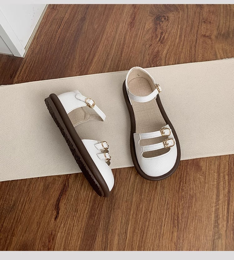 Women's Breathable Flat Closed Toe Summer Sandals