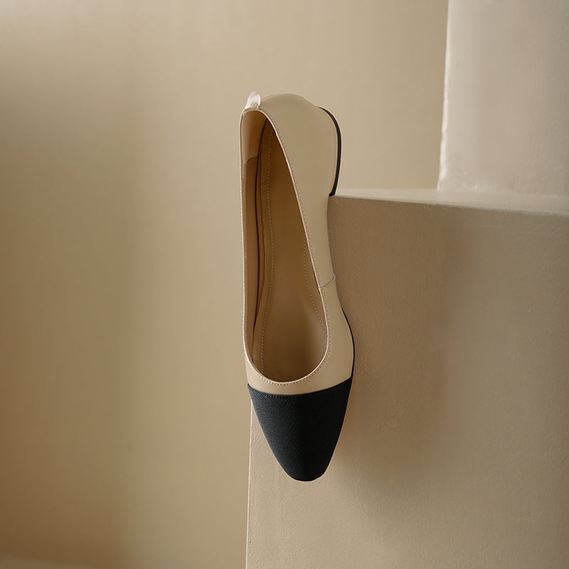 Womens Handmade Classic Ballet Flat Slip-on Shoes