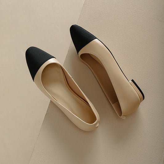 Womens Handmade Classic Ballet Flat Slip-on Shoes