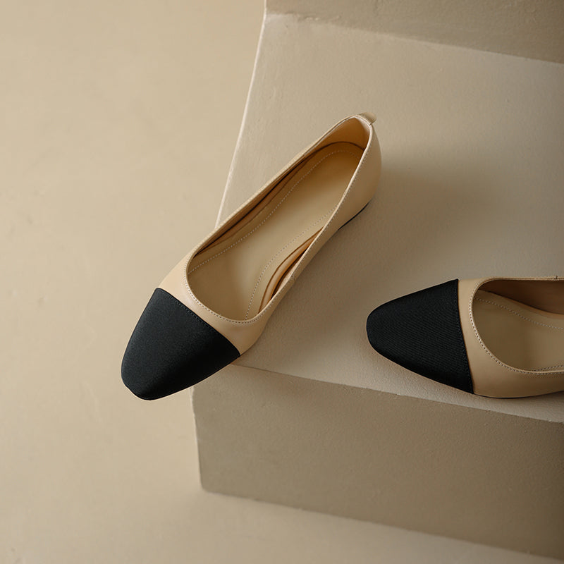 Womens Handmade Classic Ballet Flat Slip-on Shoes