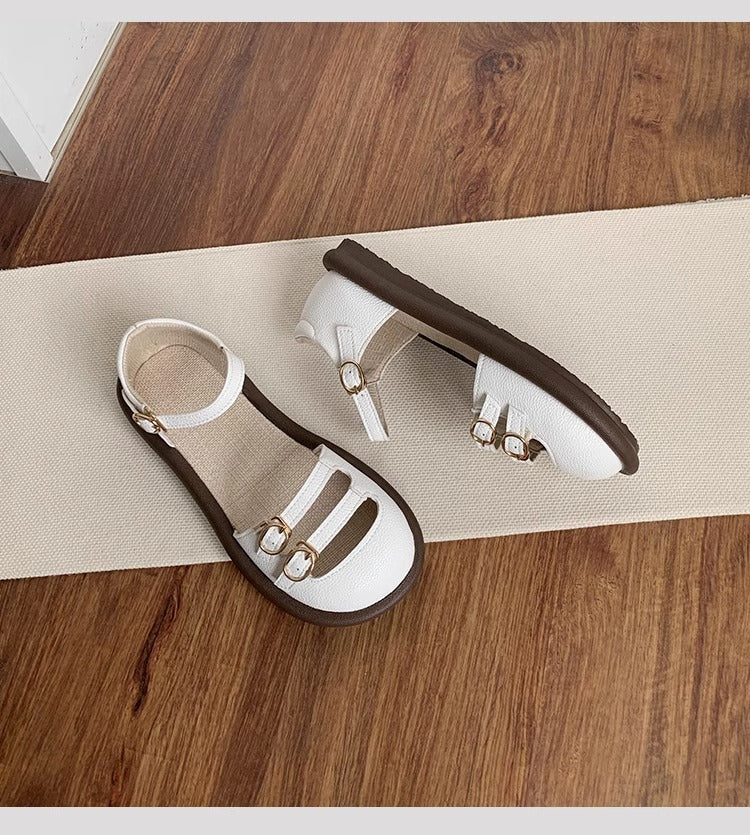 Women's Breathable Flat Closed Toe Summer Sandals