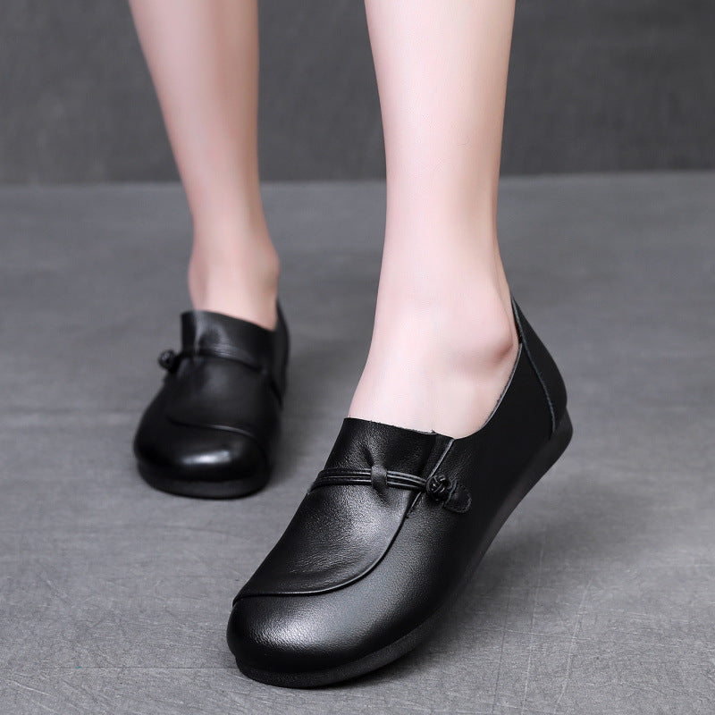 Women's Retro Slip-On Flats – Comfortable Everyday Shoes