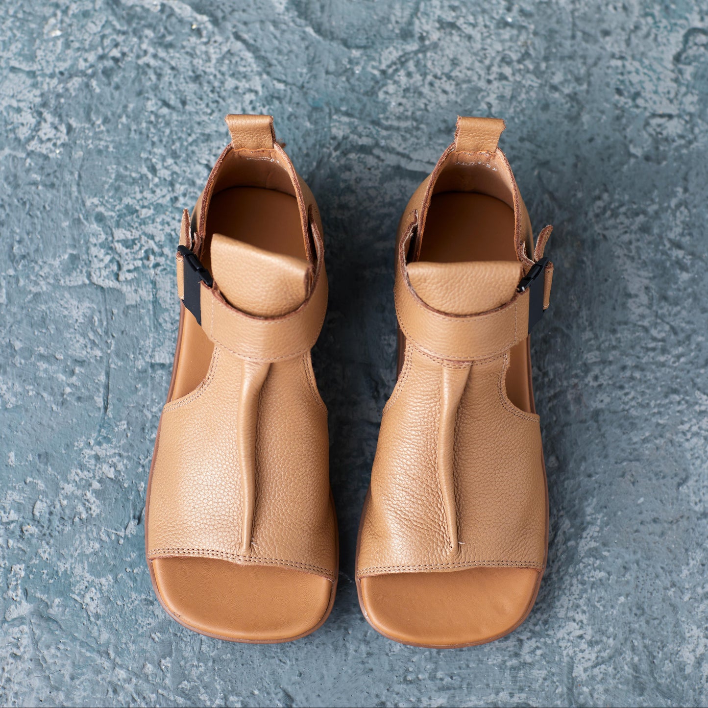 Women's Handmade Leather Open Toe Ankle Sandals