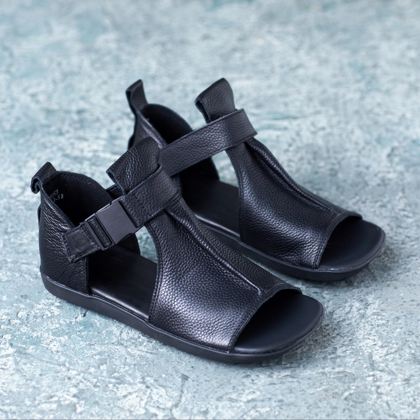 Women's Handmade Leather Open Toe Ankle Sandals