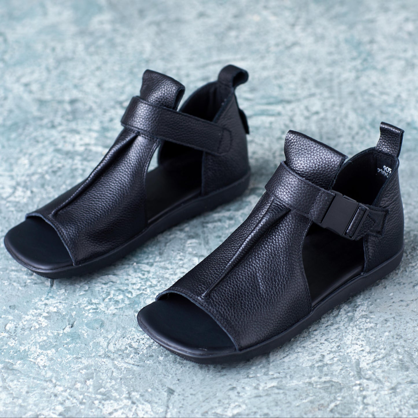 Women's Handmade Leather Open Toe Ankle Sandals