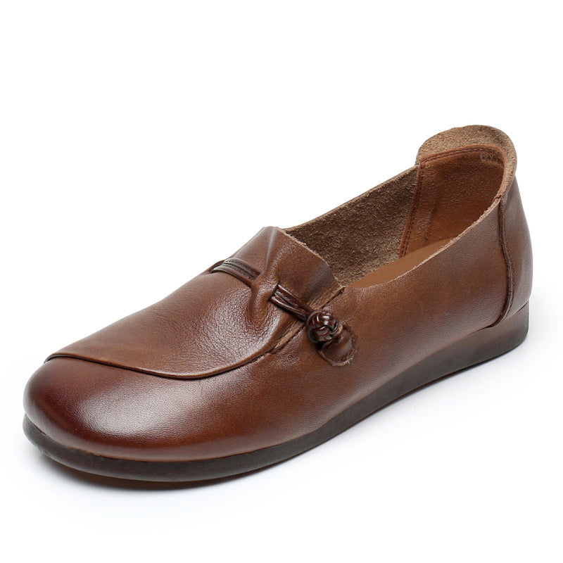 Women's Retro Slip-On Flats – Comfortable Everyday Shoes