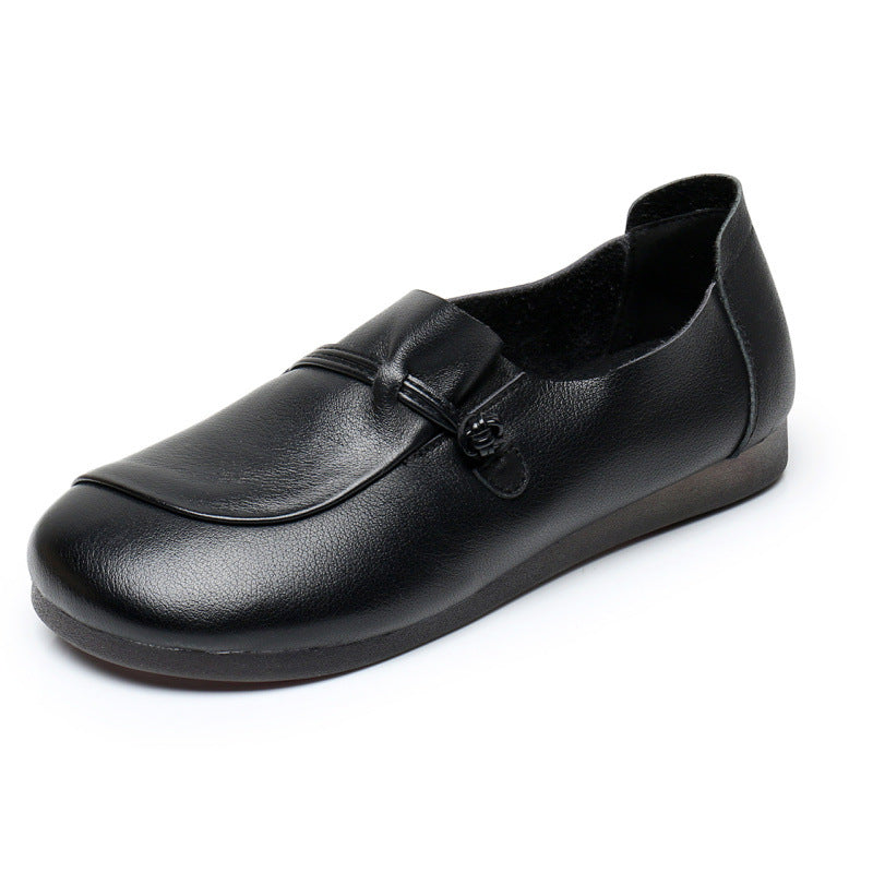 Women's Retro Slip-On Flats – Comfortable Everyday Shoes