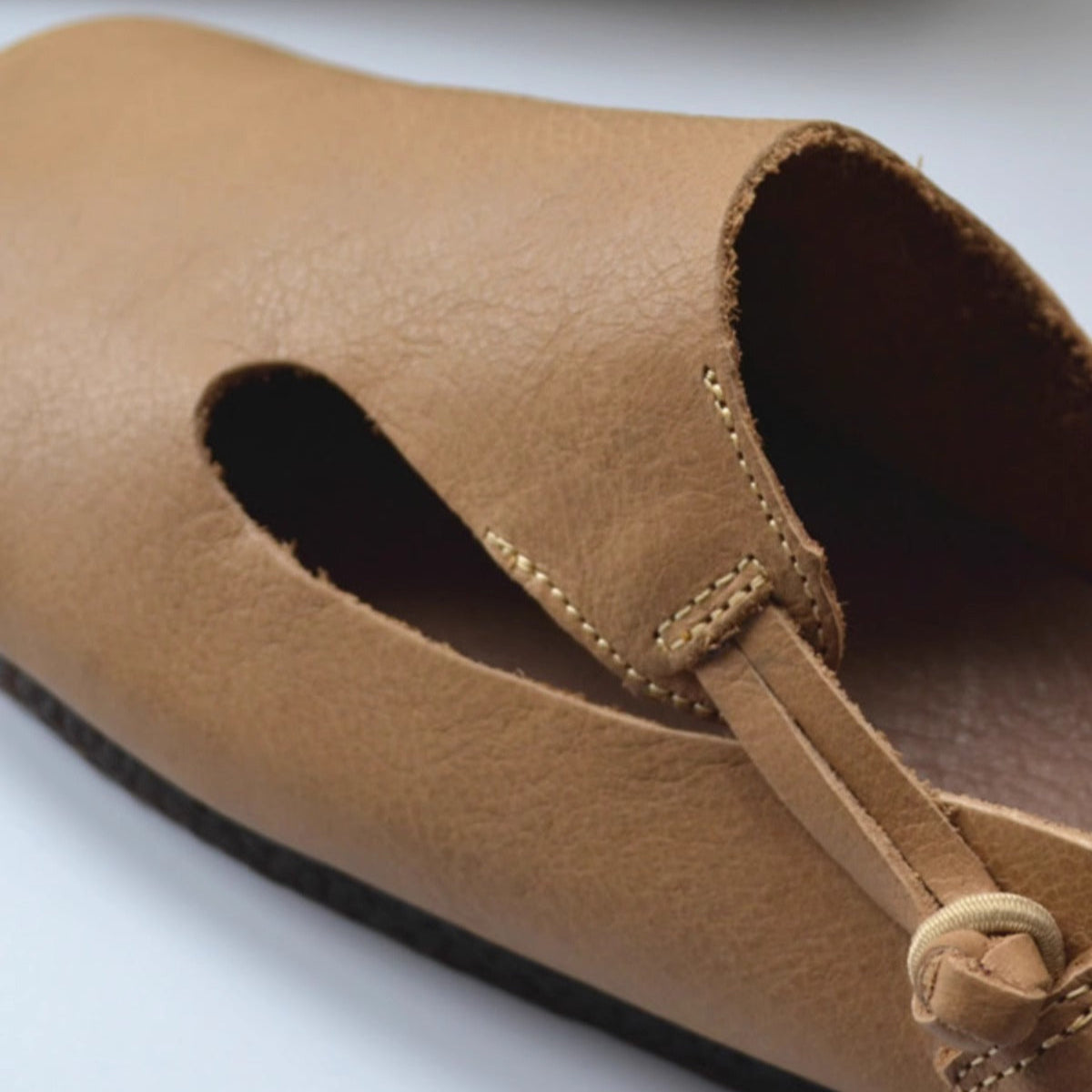 Women's Casual Flat Soft Leather Minimalist Style Slip-on Shoes