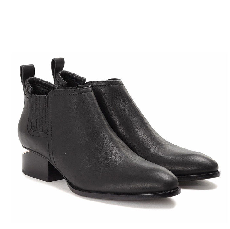 Women's Pointed Toe Chelsea Boots – Stylish Ankle Booties for Fall/Winter