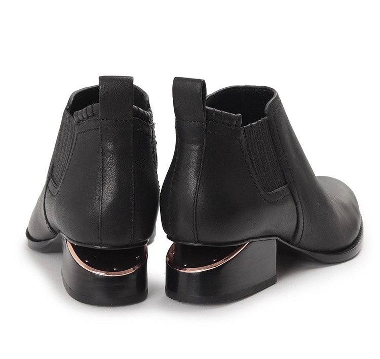 Women's Pointed Toe Chelsea Boots – Stylish Ankle Booties for Fall/Winter