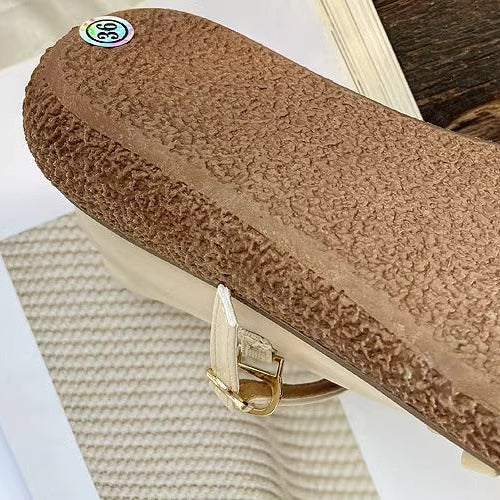 Round Toe Preppy Style Retro Flat Mary Jane Women's Shoes