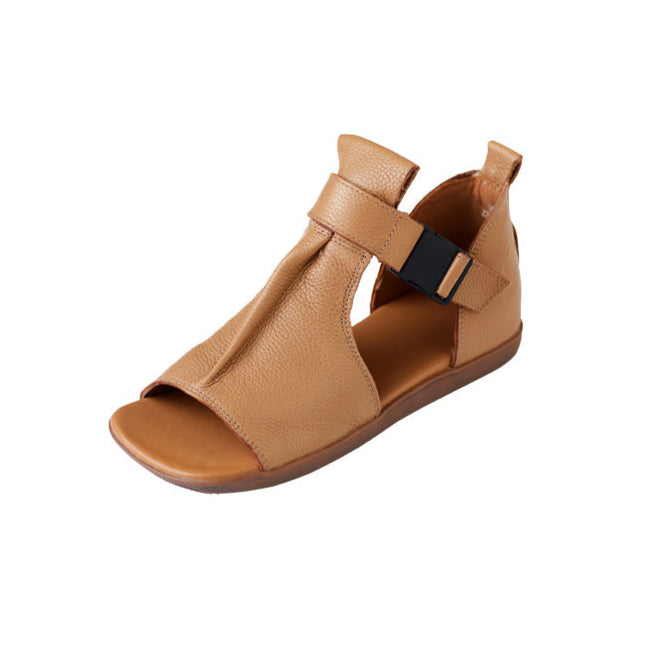 Women's Handmade Leather Open Toe Ankle Sandals