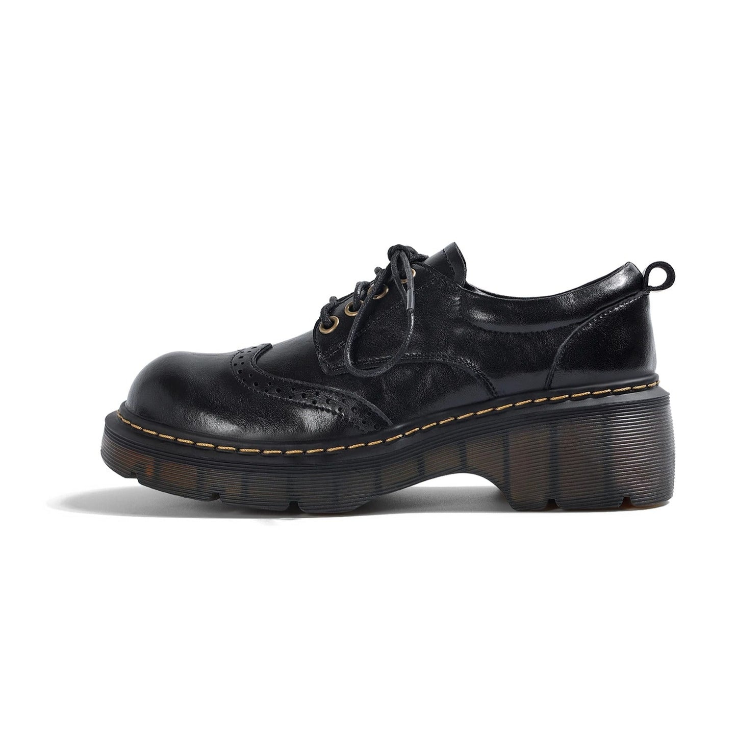 Women's Platform Brock Preppy Style Lace-up Loafers