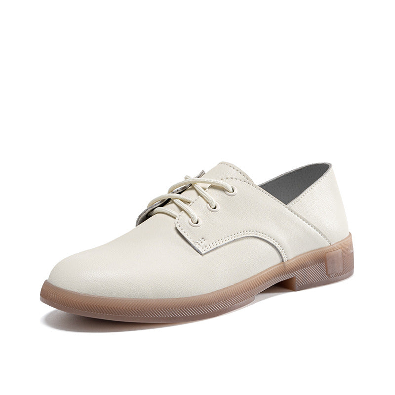 Women's Leather Casual Lace-Up Oxfords
