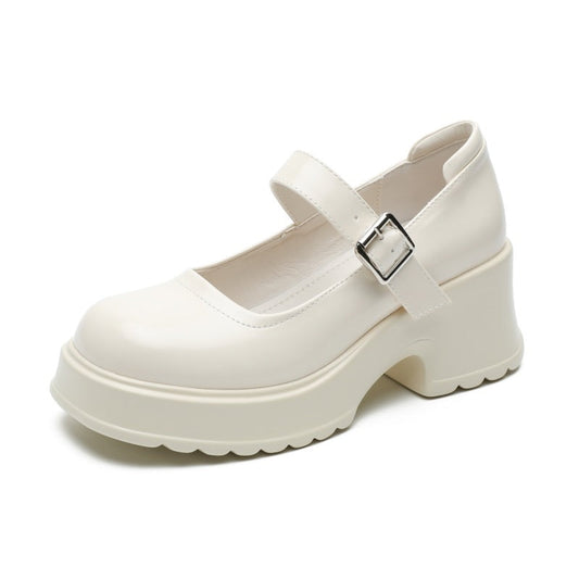 Women's Chunky Platform Mary Jane Pumps – Preppy High Heel Shoes