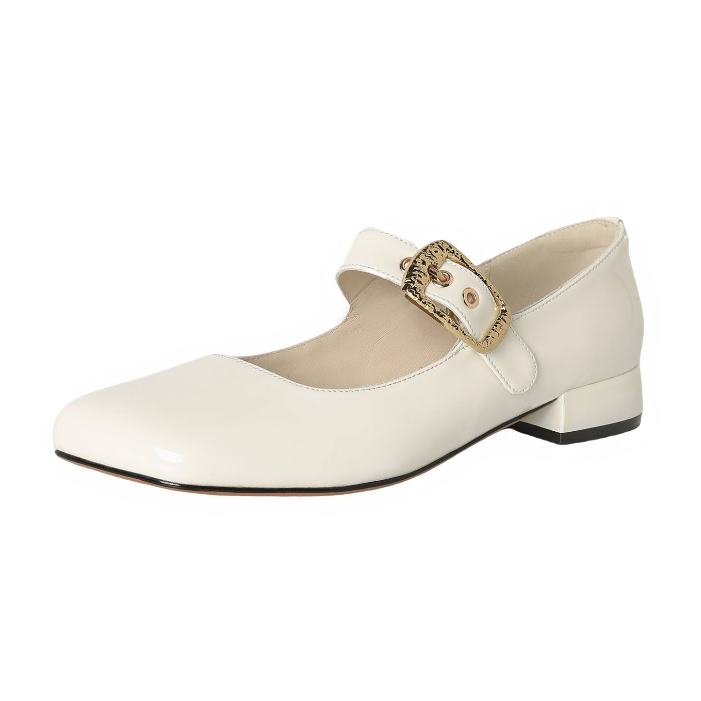 Women's Premium Elegant Square Toe Low Heeled Mary Jane Shoes
