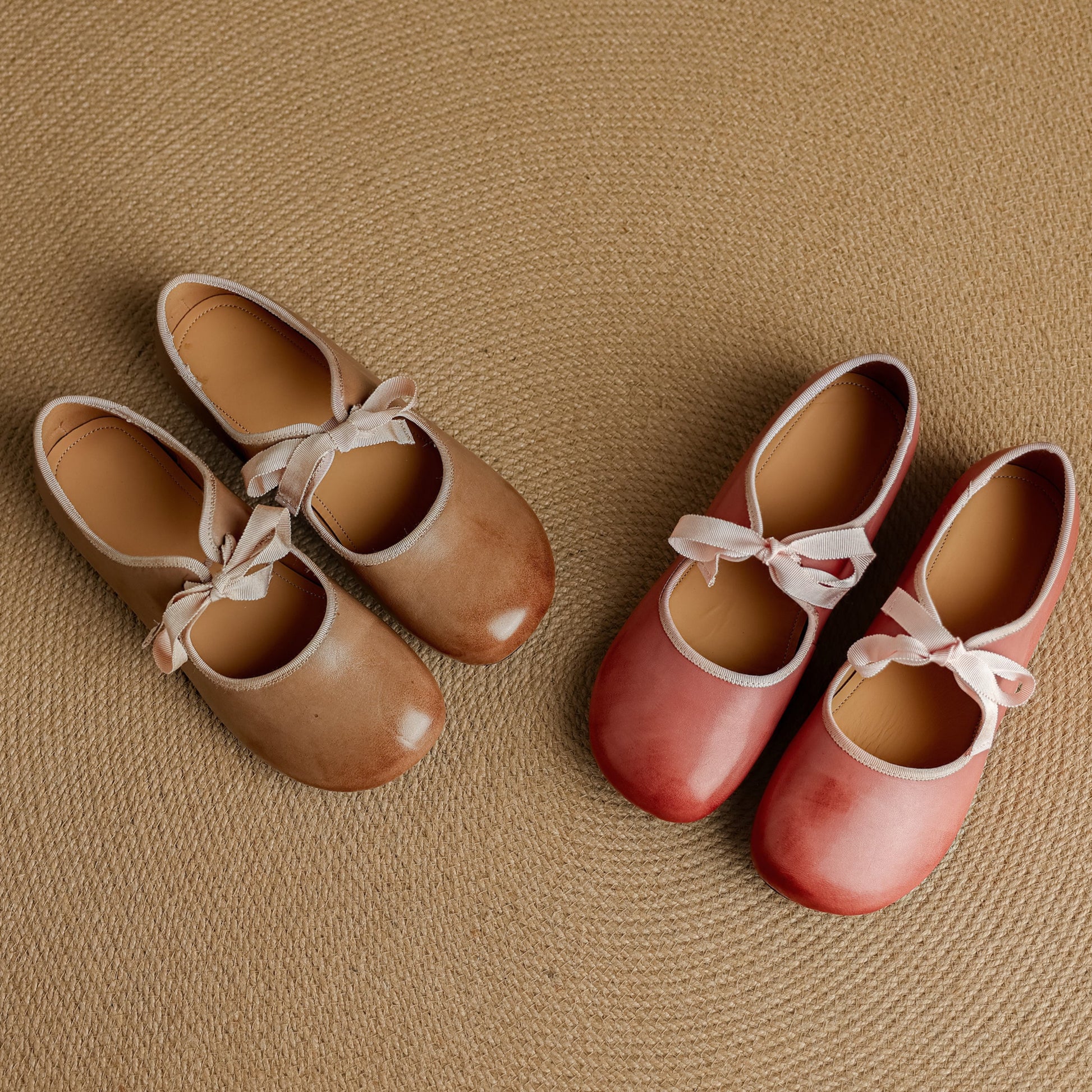 Women's French Romantic Round Toe Flat Mary Jane Flat Lace Up Shoes - RetroStep