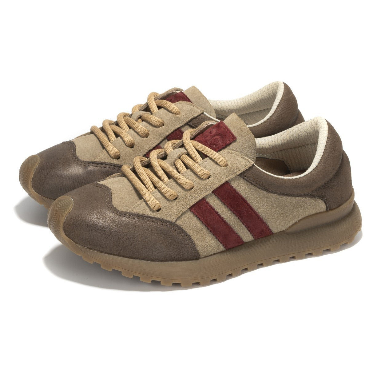 Women's Leather Retro Casual Comfort Sneakers