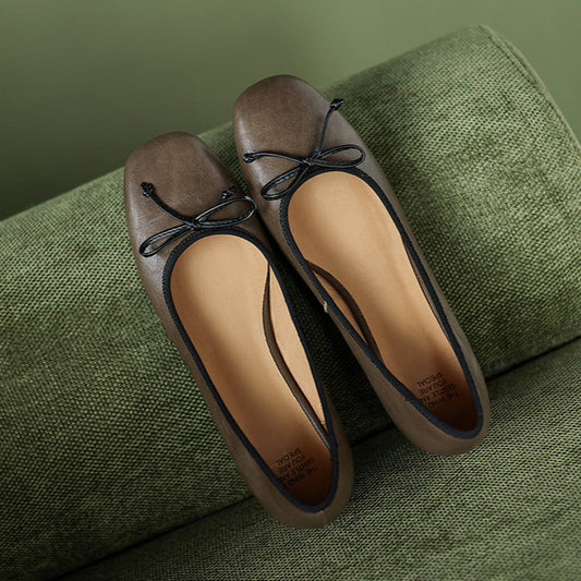Women's Classic Elegant Bow Ballet Flats