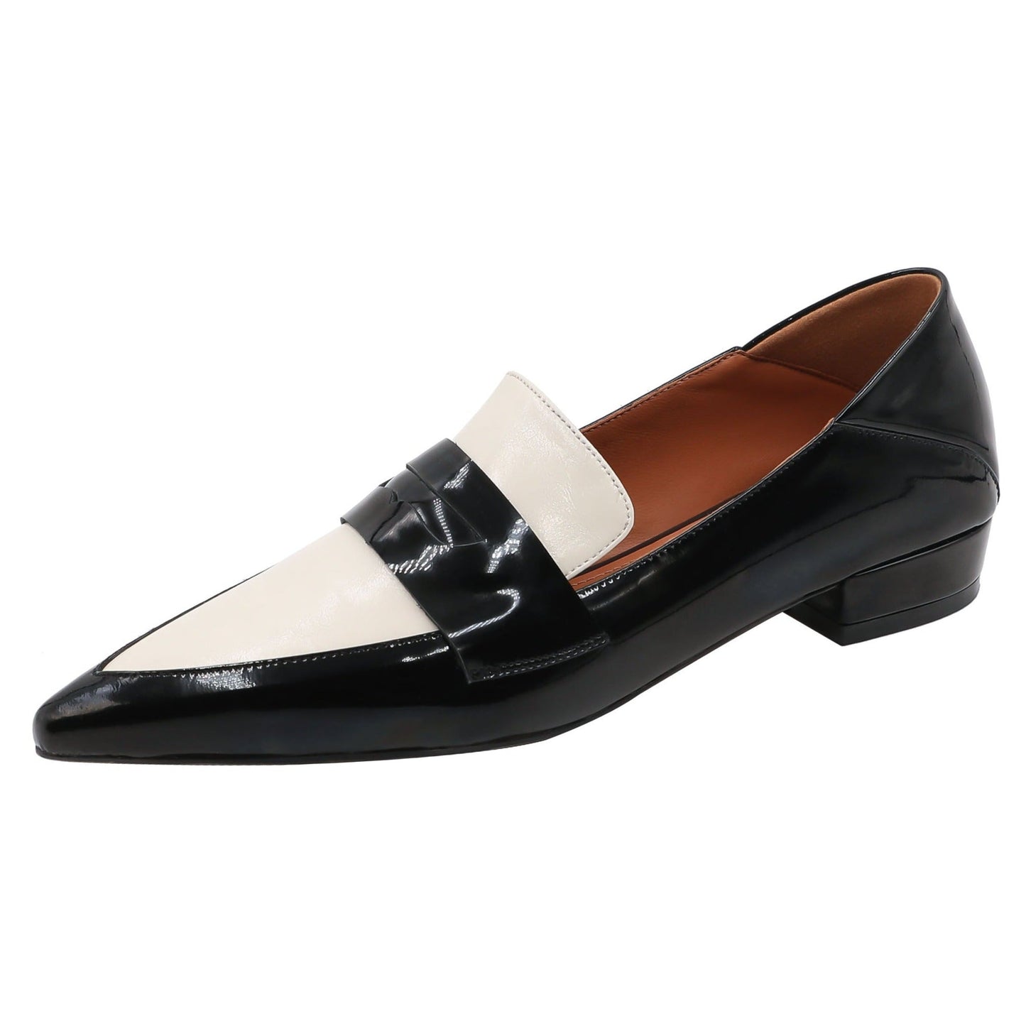 Women's Handmade Pointed Toe Stylish Comfort Leather Loafers Flats
