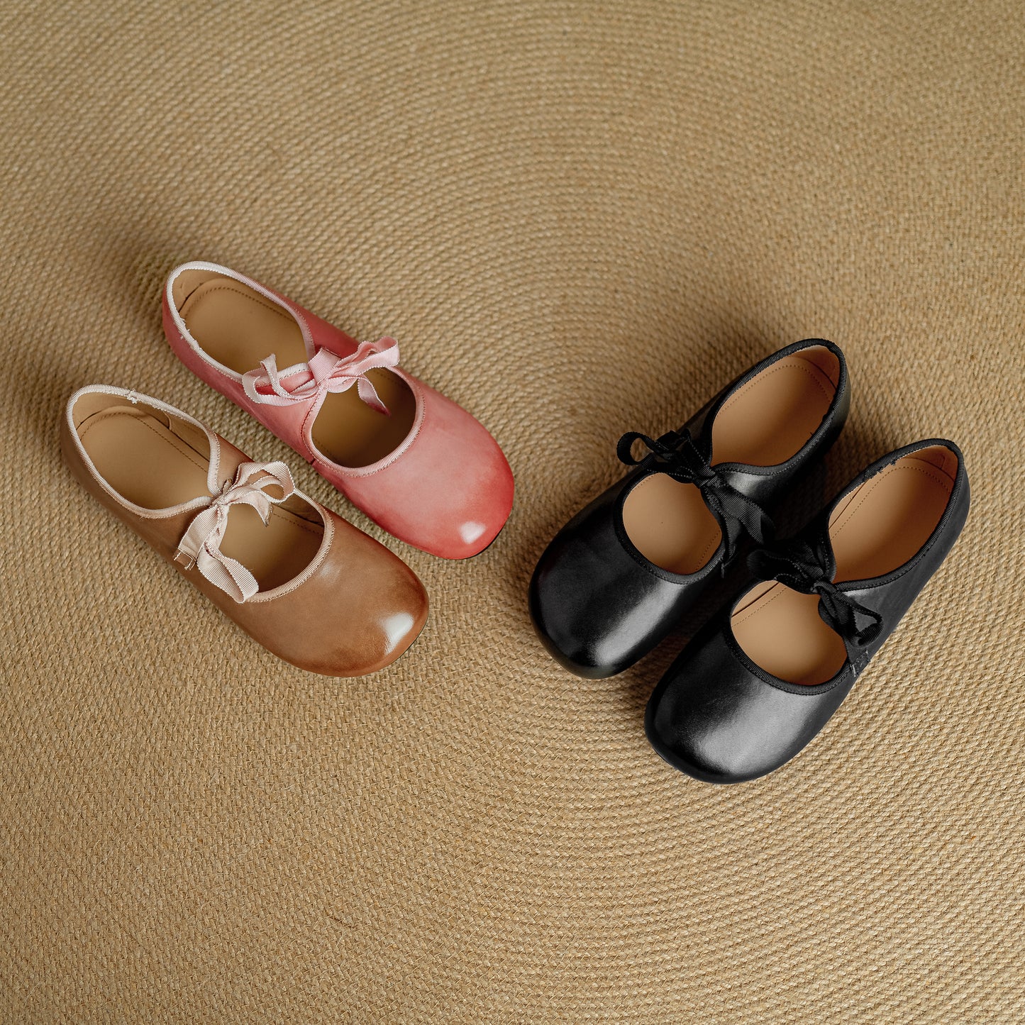 Women's French Romantic Round Toe Flat Mary Jane Flat Lace Up Shoes - RetroStep