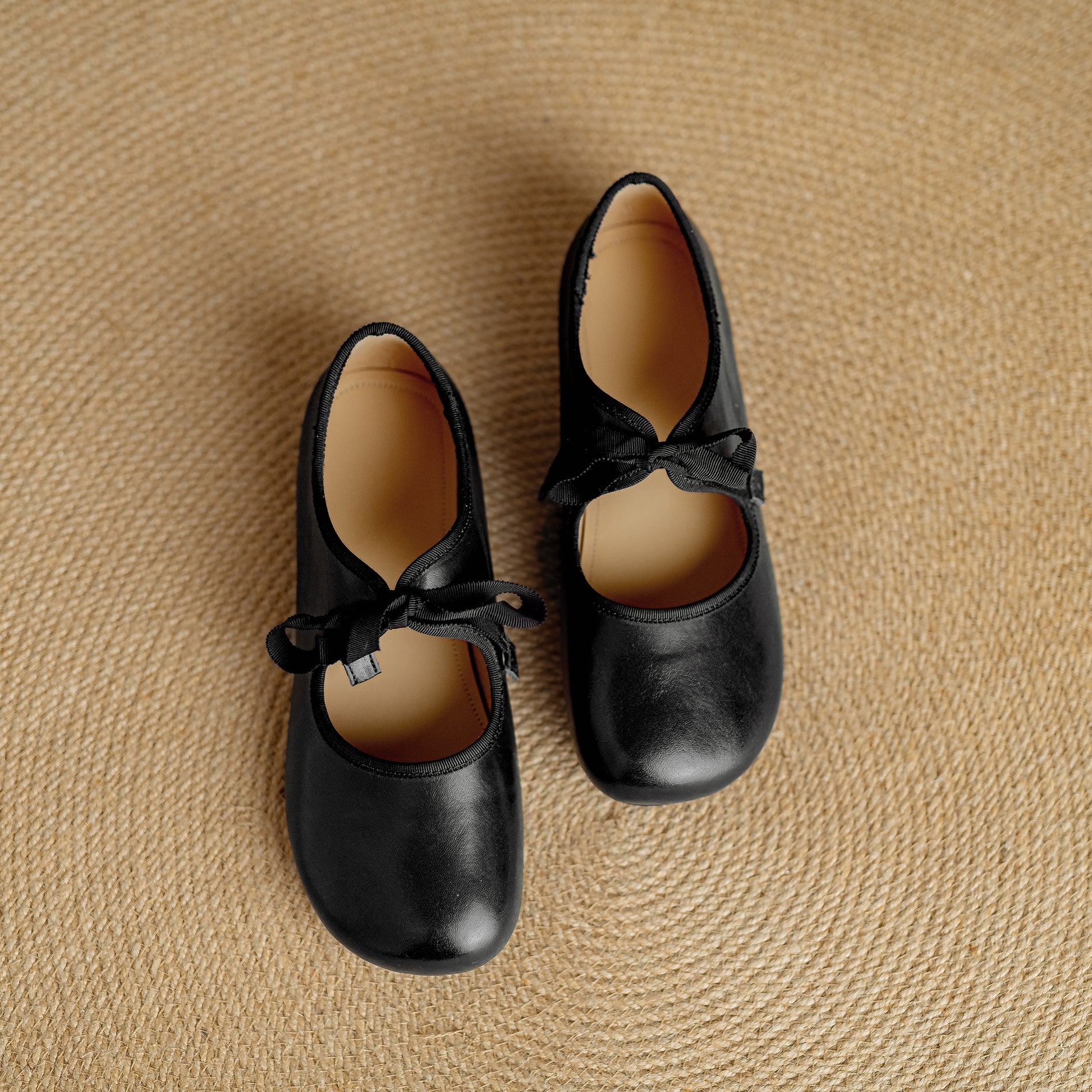 Women's French Romantic Round Toe Flat Mary Jane Flat Lace Up Shoes - RetroStep