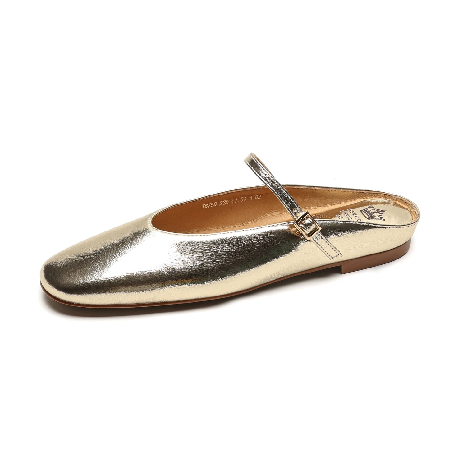 Comfortable Women's Sheepskin Mary Jane Mule Shoes – Flat Heels