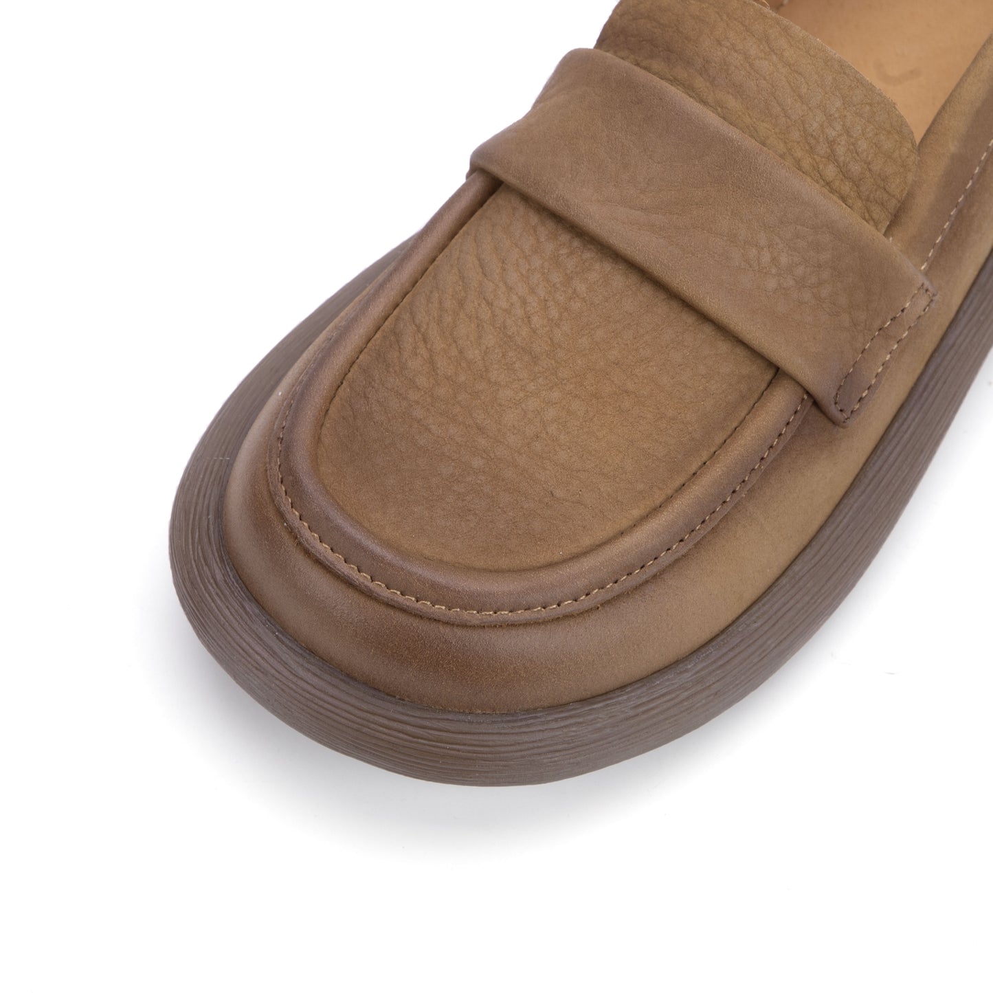 Women's Handmade Leather Vintage Loafers