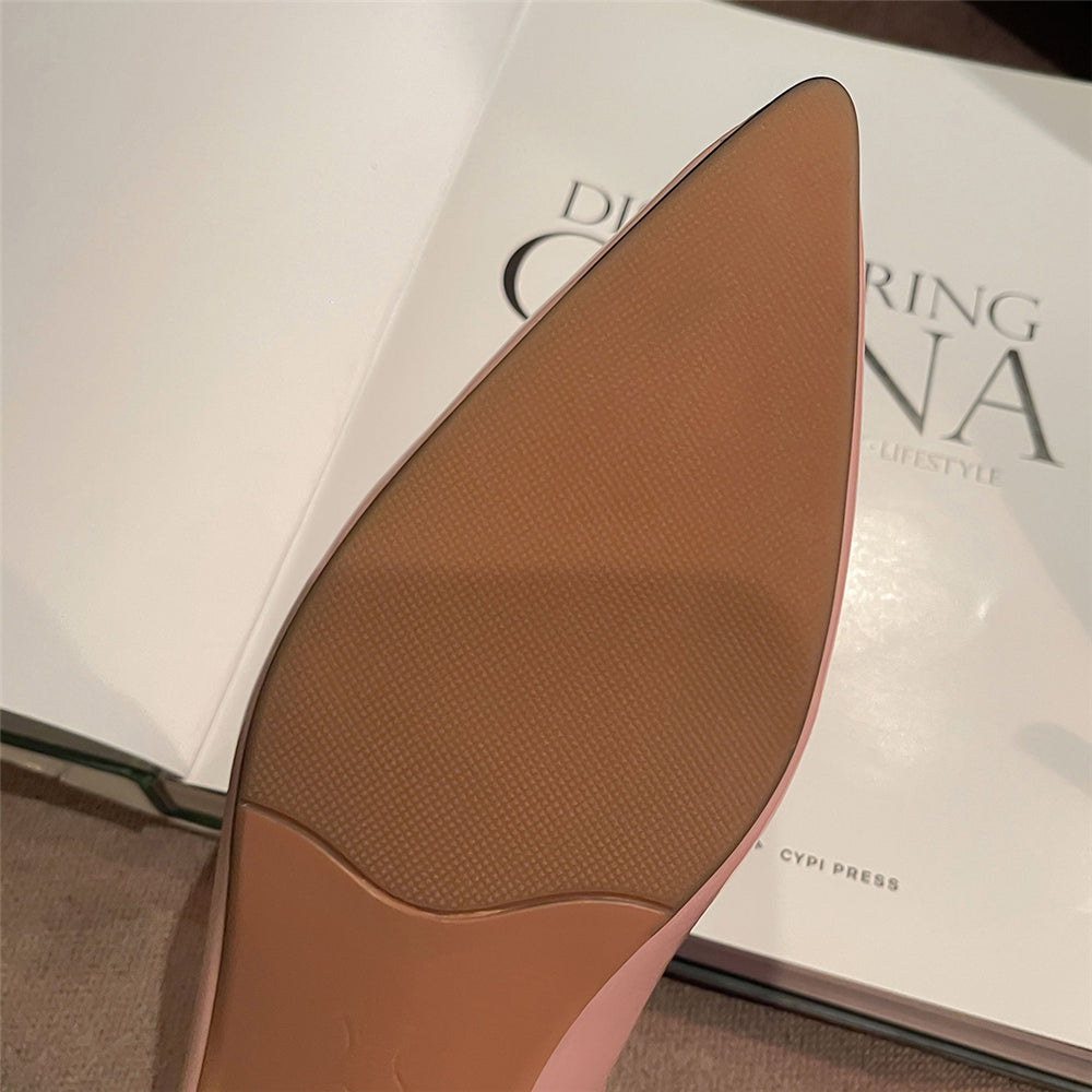 Women's Handmade Pointed Toe Stylish Comfort Leather Loafers Flats