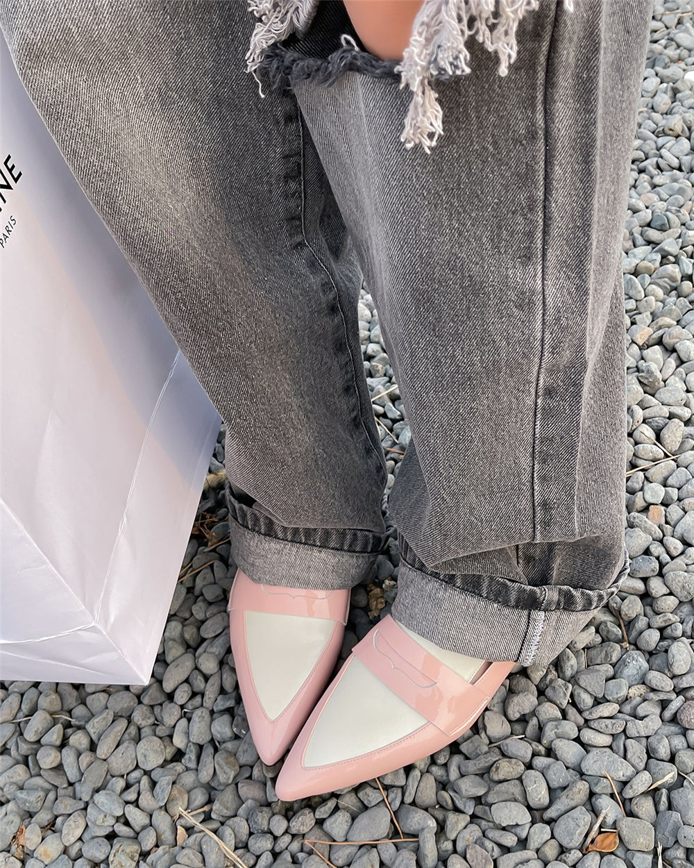 Women's Handmade Pointed Toe Stylish Comfort Leather Loafers Flats