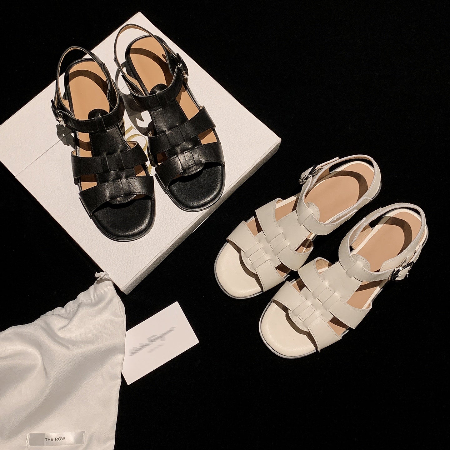 Womens Retro Woven Leather Fisherman Sandals Open Toe T-Strap Roman Summer Shoes