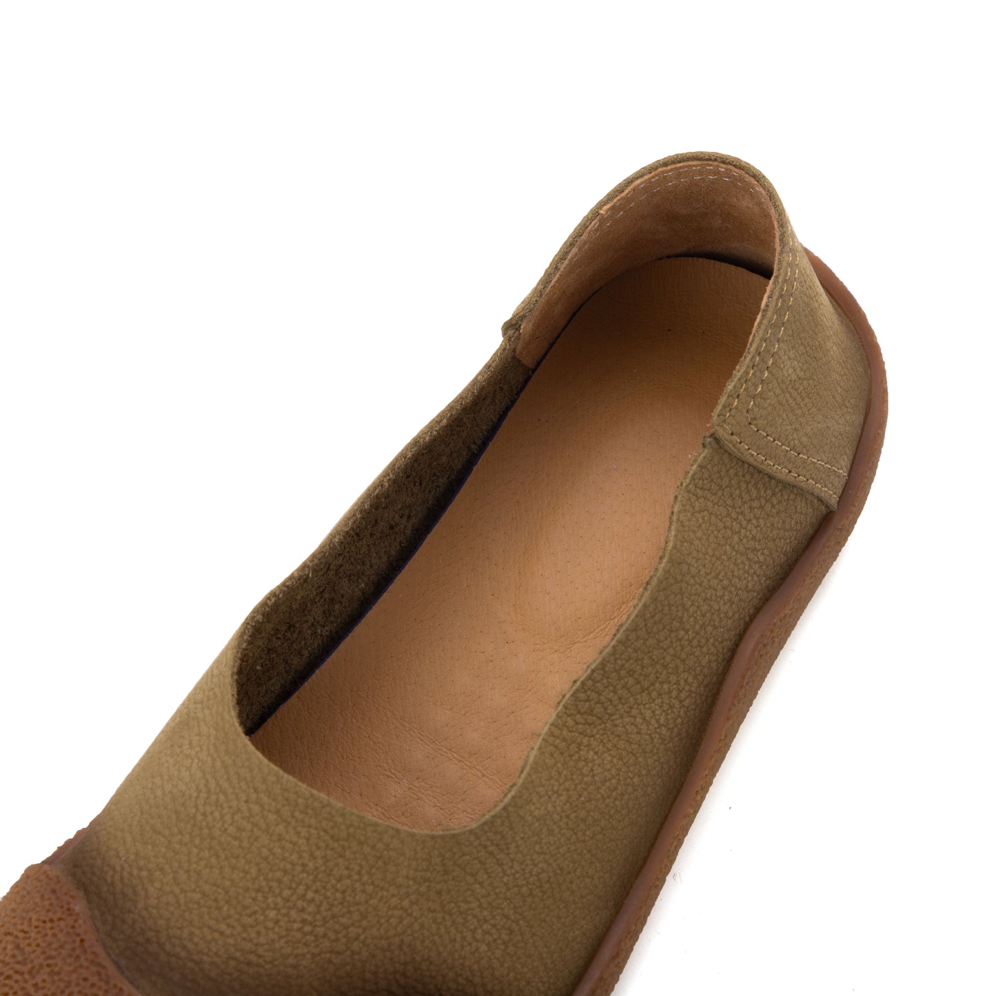 Women's Leather Casual Pull-On Glove Shoes