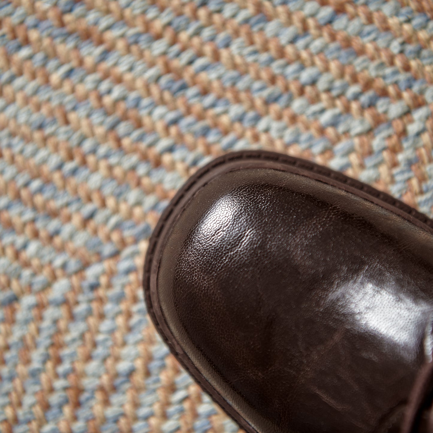 Women's Vintage Block Heels Leather Oxfords & Tie Shoes Lace-up mid-heel