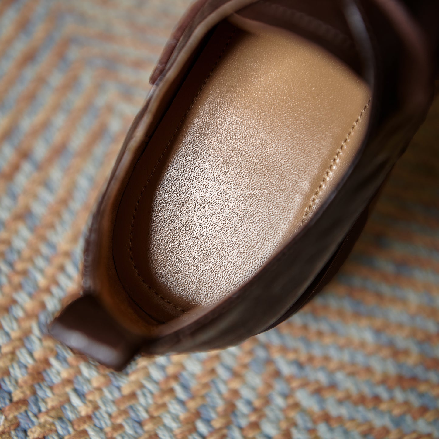 Women's Vintage Block Heels Leather Oxfords & Tie Shoes Lace-up mid-heel