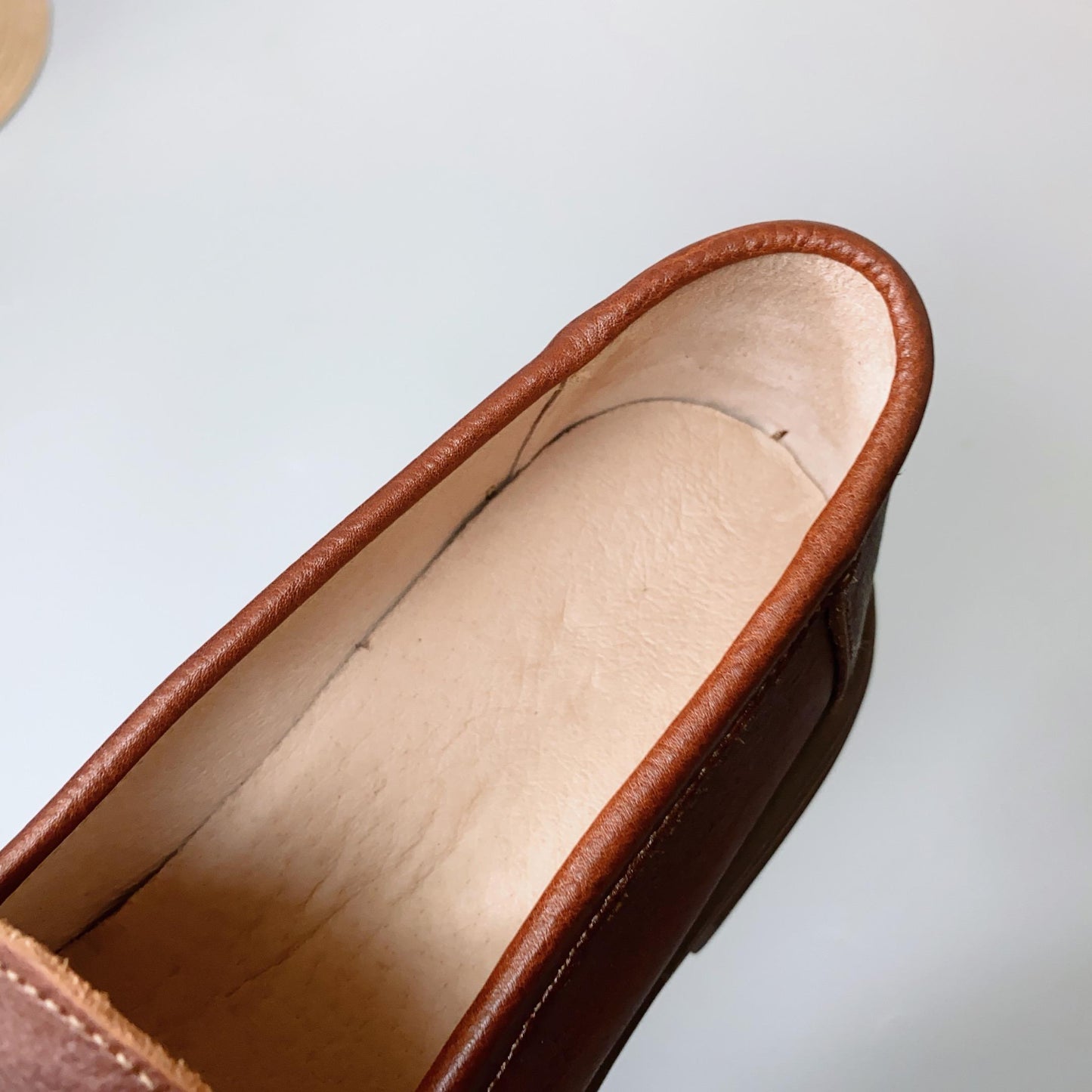 Women's Leather Vintage Classic Preppy Style Loafers