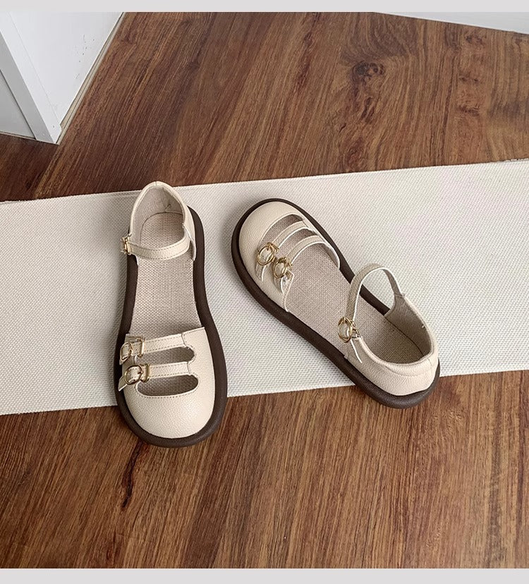 Women's Breathable Flat Closed Toe Summer Sandals