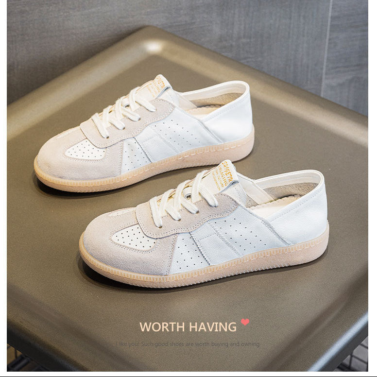 Women's GAT Inspired Retro Flats Sneakers Minimalist Unlined Walking Shoes