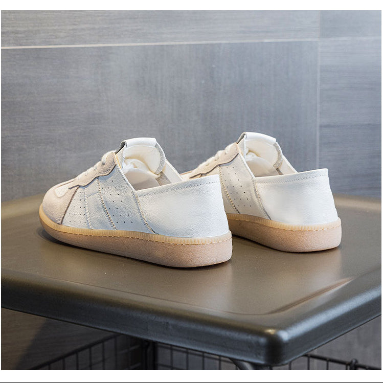 Women's GAT Inspired Retro Flats Sneakers Minimalist Unlined Walking Shoes