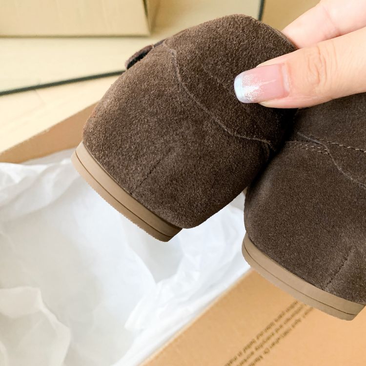 Women's Retro Cow Suede Casual Velcro German Army Trainers