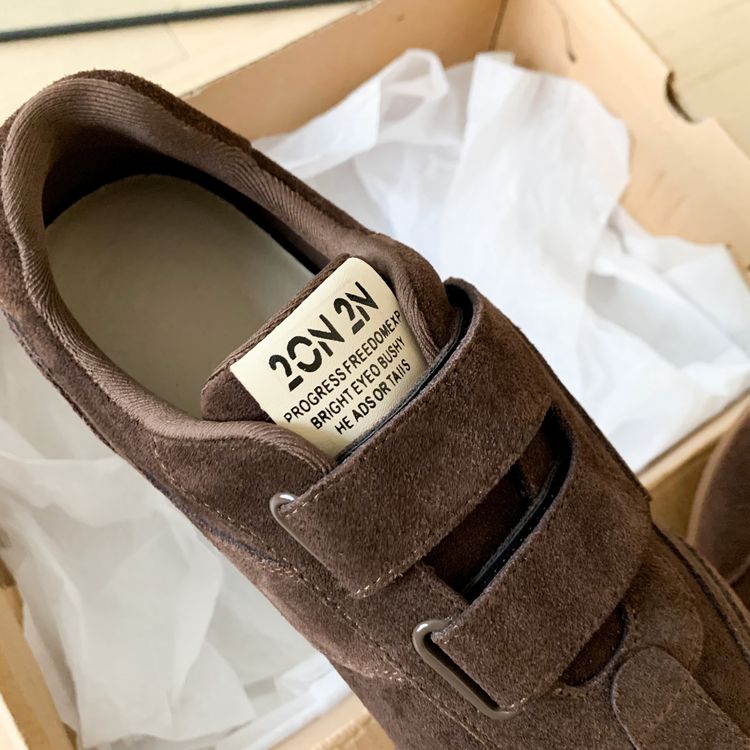 Women's Retro Cow Suede Casual Velcro German Army Trainers