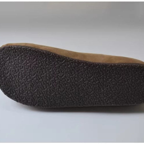 Women's Vintage Patchwork Slip-on Comfort Leather Flat Shoes