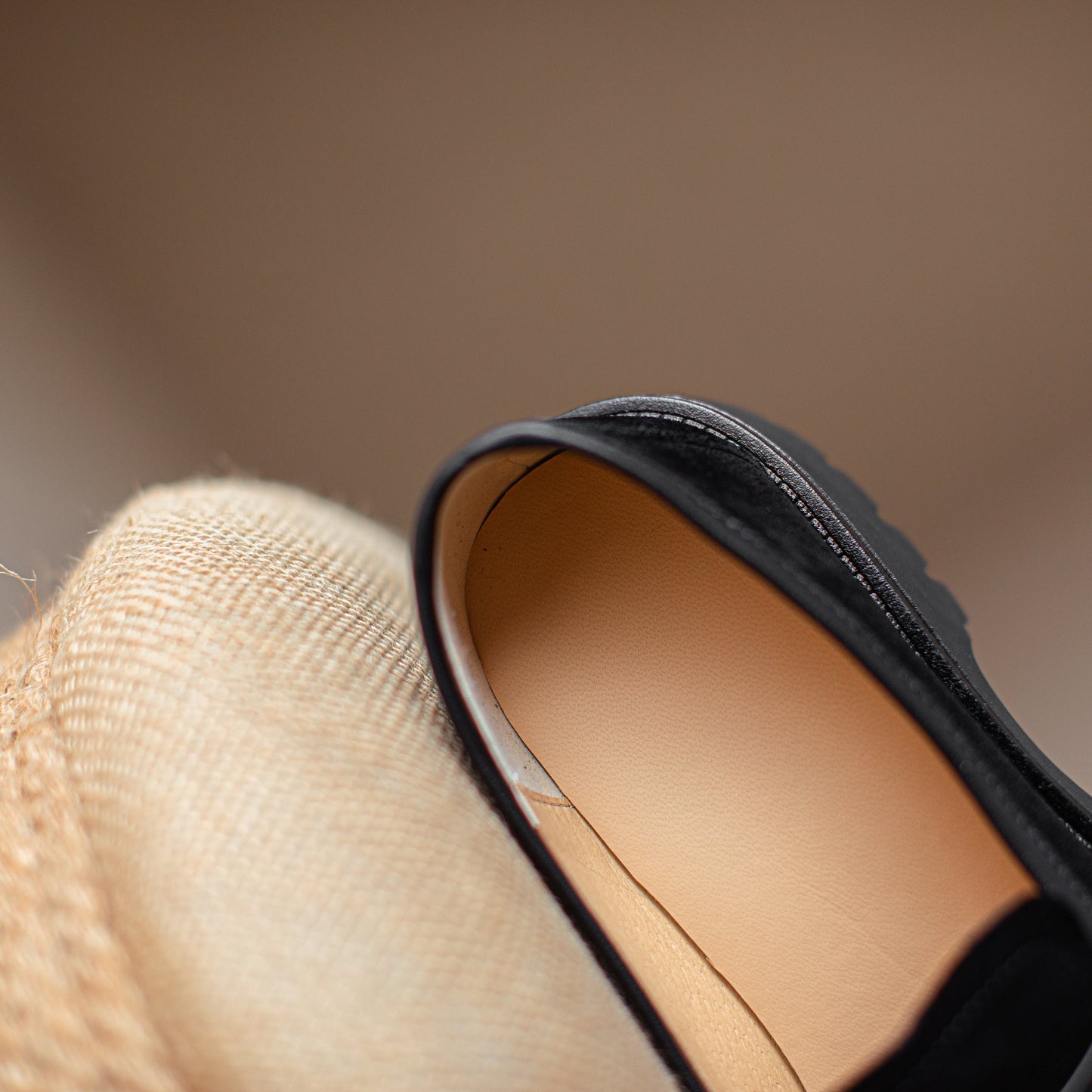 Suede Leather Handmade Classic Platform Penny Loafers Flats Women's Shoes