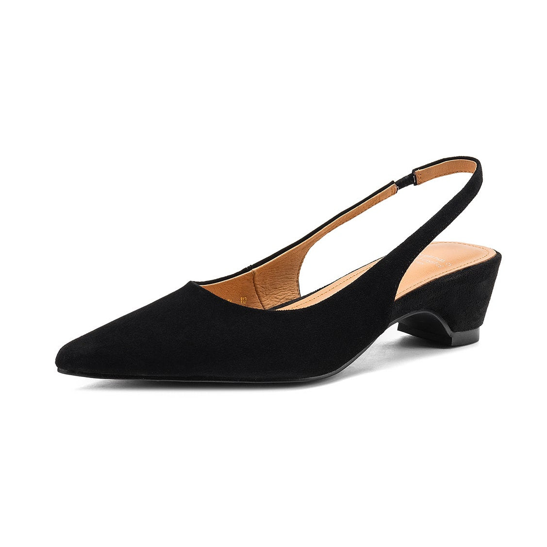 Luxury Sheepskin Pointed-Toe Pumps - Elegant Slingback Heels - Ultra-Soft Leather Summer Sandals