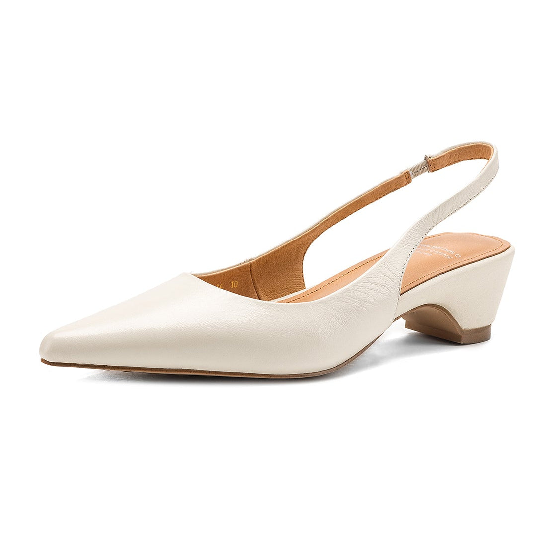 Luxury Sheepskin Pointed-Toe Pumps - Elegant Slingback Heels - Ultra-Soft Leather Summer Sandals