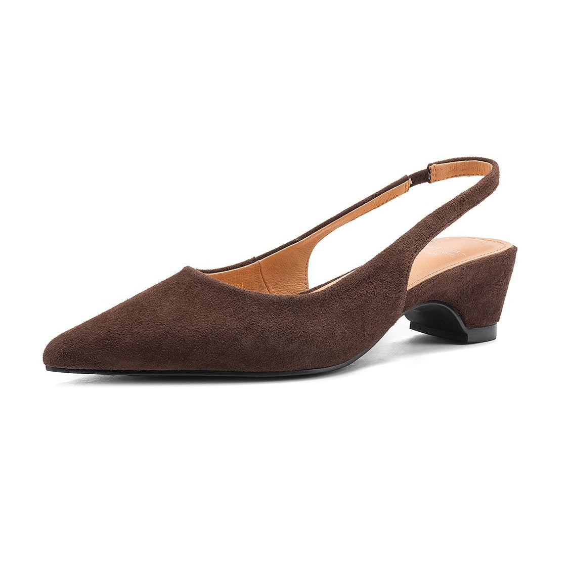 Luxury Sheepskin Pointed-Toe Pumps - Elegant Slingback Heels - Ultra-Soft Leather Summer Sandals