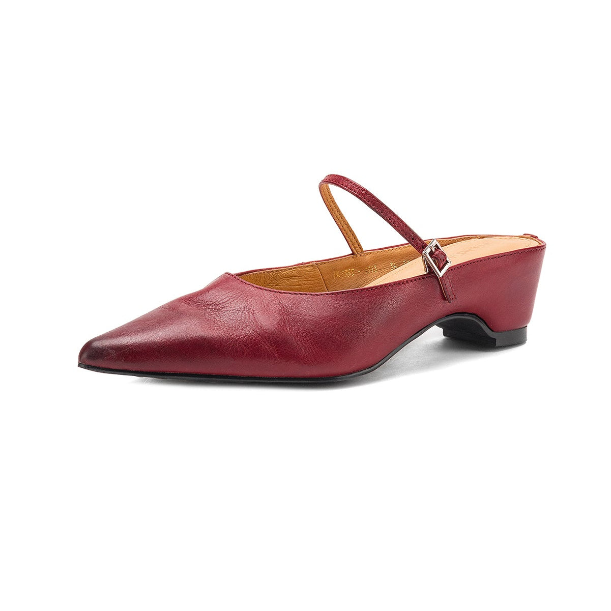 Ultra-Soft Washed Leather Heels - Elegant Pointed-Toe Summer Pumps Premium Dress Shoes