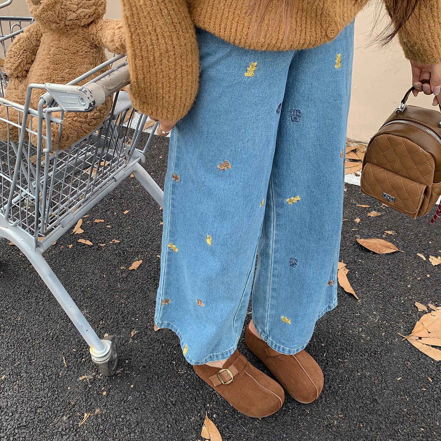 Warm Fur Lined Winter Mules for Women – Platform Slip-On with Buckle