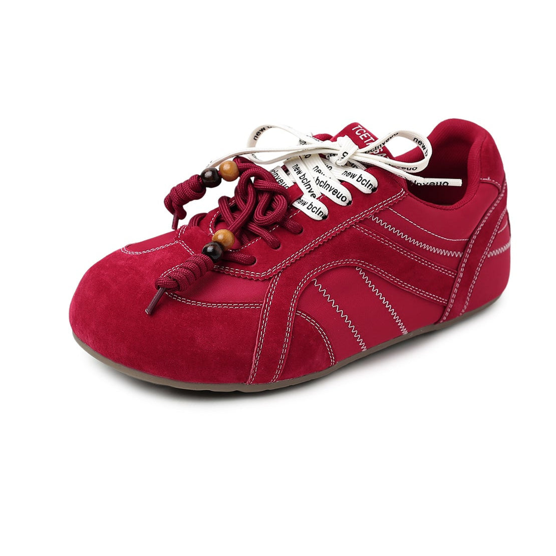 Trendy Women's Hidden Wedge Sneakers – Round-Toe Casual Shoes